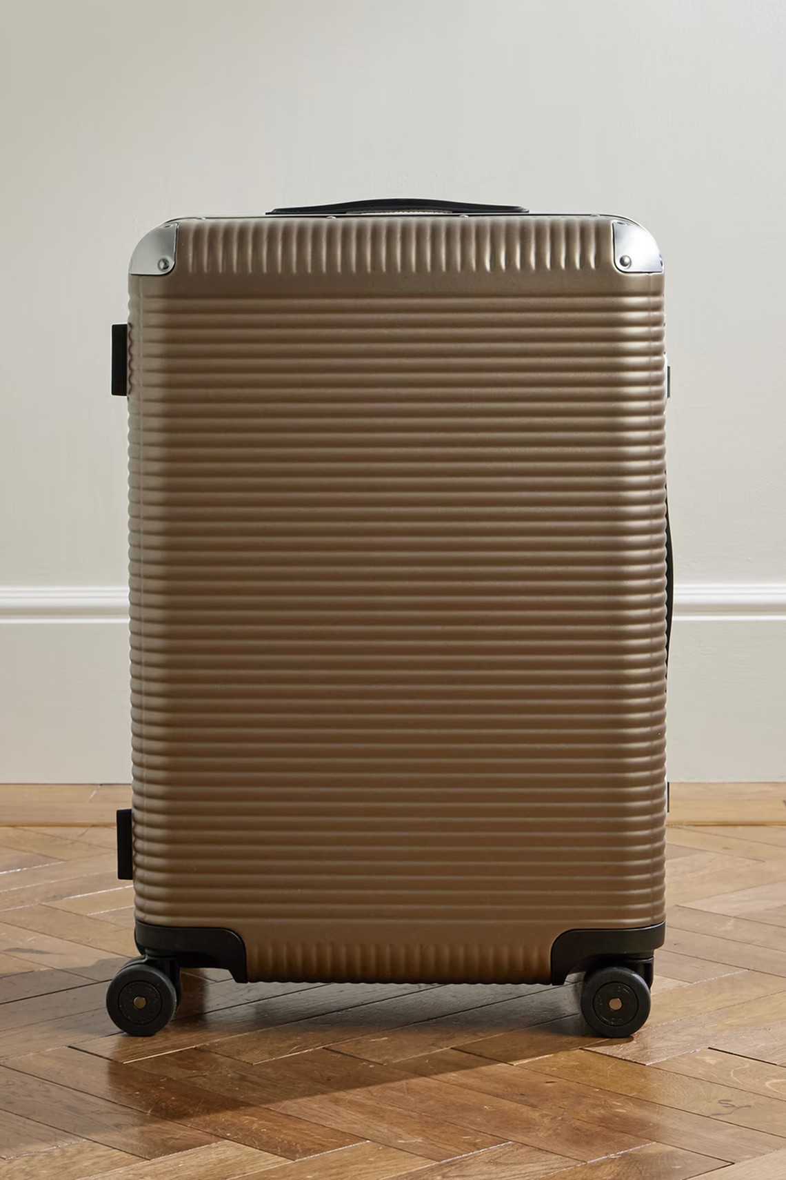 Bank Light 68cm Leather-Trimmed Makrolon® Polycarbonate Spinner Suitcase from FPM MILANO