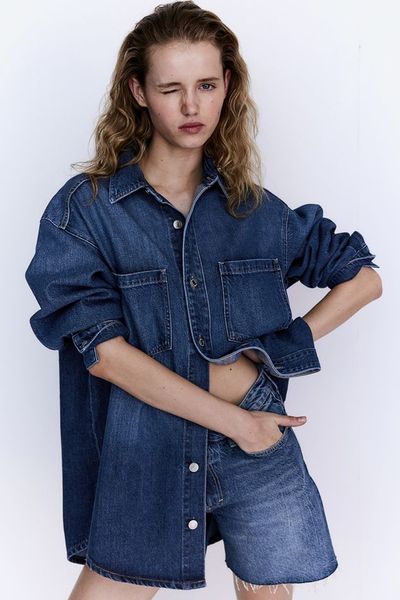 Feather Soft Denim Shirt from H&M