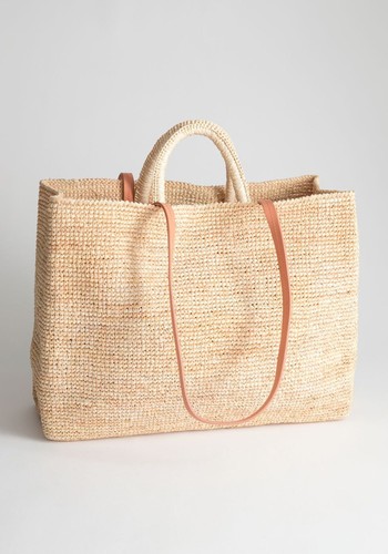 Large Woven Straw Tote from & Other Stories