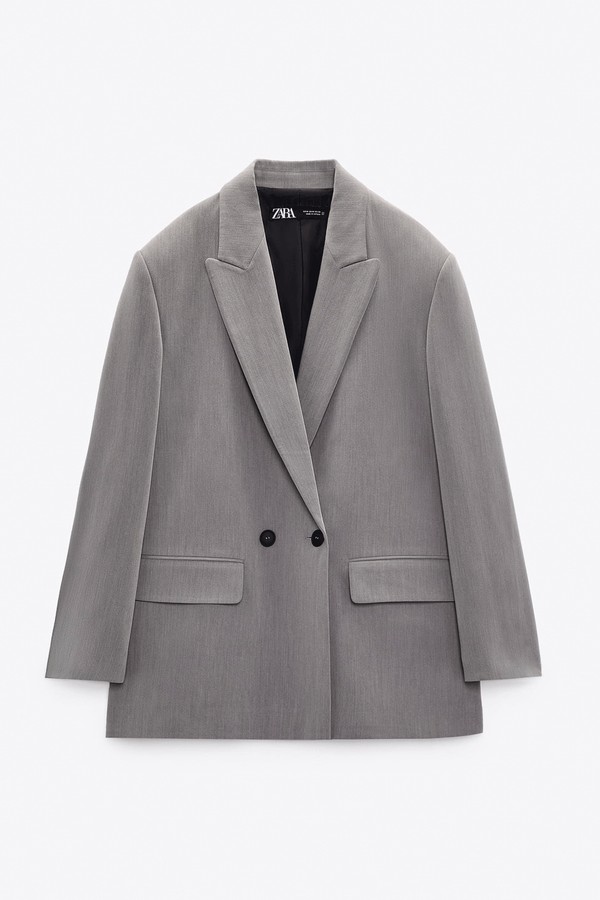 Double-Breasted Oversized Blazer from Zara
