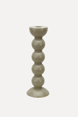 Cappuccino Bobbin Candlestick from Addison Ross