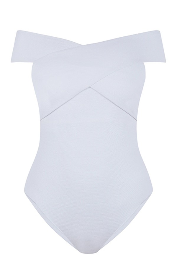 Oaula Maillot White from Casa Raki