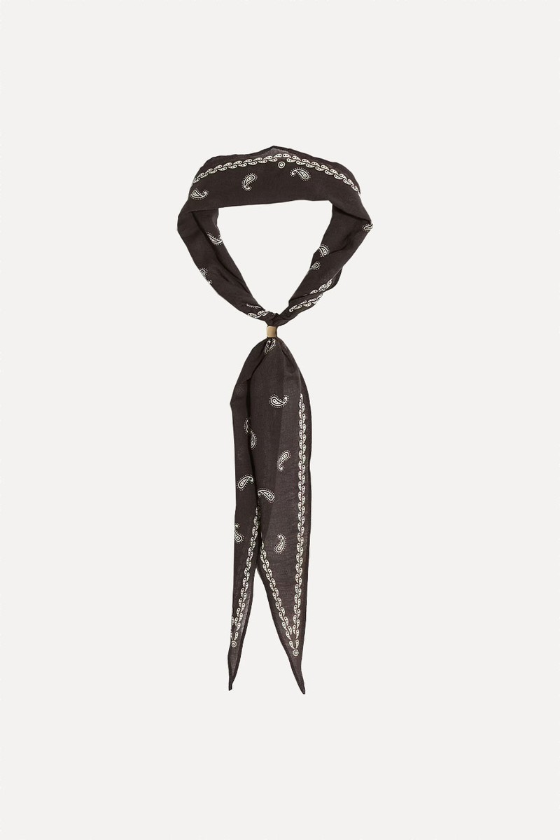 Bead-Detail Neck Scarf