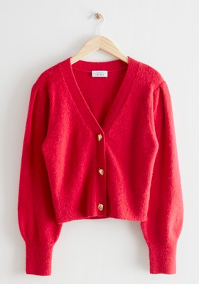 Playful Button Knit Cardigan