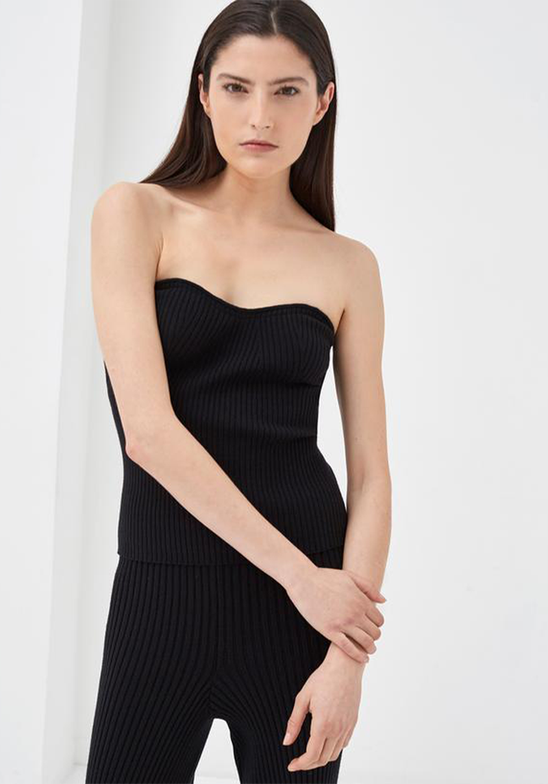 Royal Bandeau Knitted Top from 4th & Reckless