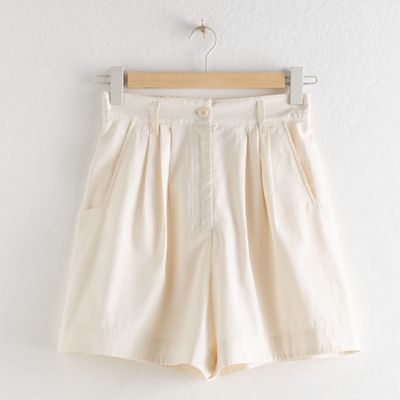Cotton Lyocell Blend Shorts from & Other Stories