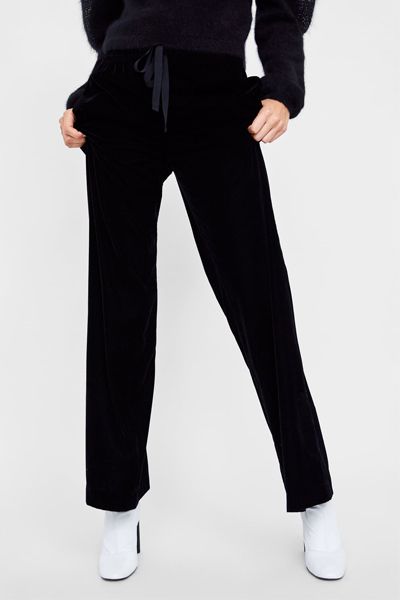 Velvet Pyjama-Style Trousers from Zara