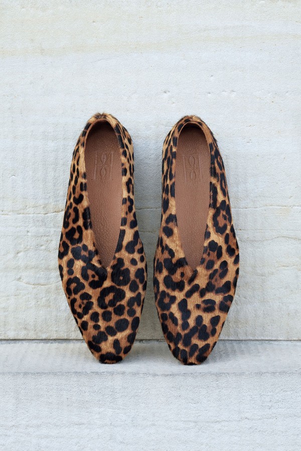 Merina Leo Leather Flats from By Malene Birger