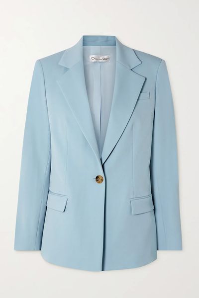 Wool-Blend Twill Blazer from Oscar De La Renta