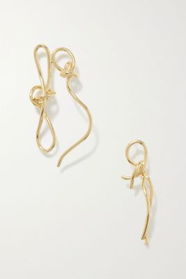 Thread Gold-Plated Earrings from Completed Works