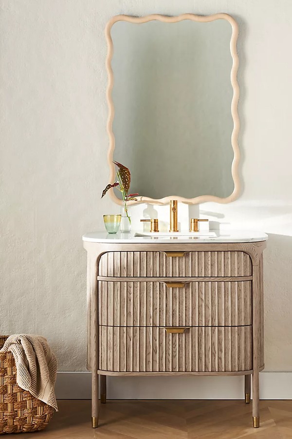 Isla Marble Top Single Bathroom Vanity