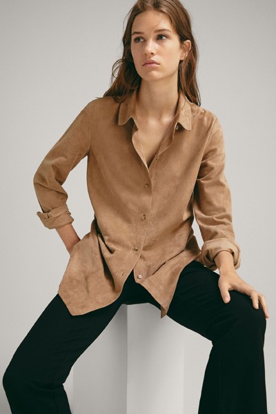 Suede Overshirt