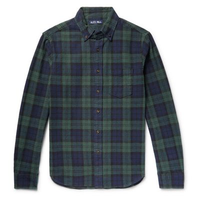 Black Watch Checked Cotton-Flannel Shirt from Alex Mill