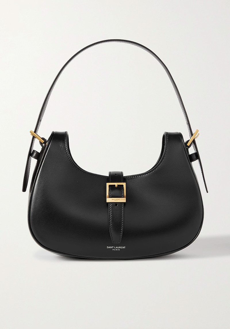 Le Fermoir Leather Shoulder Bag from Saint Laurent