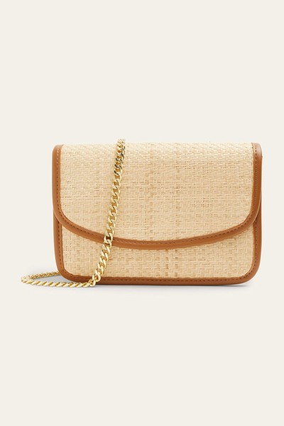 Raffia Crossbody Bag from Boden