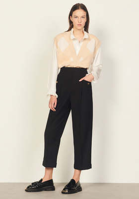 High-Waisted Trousers from Sandro