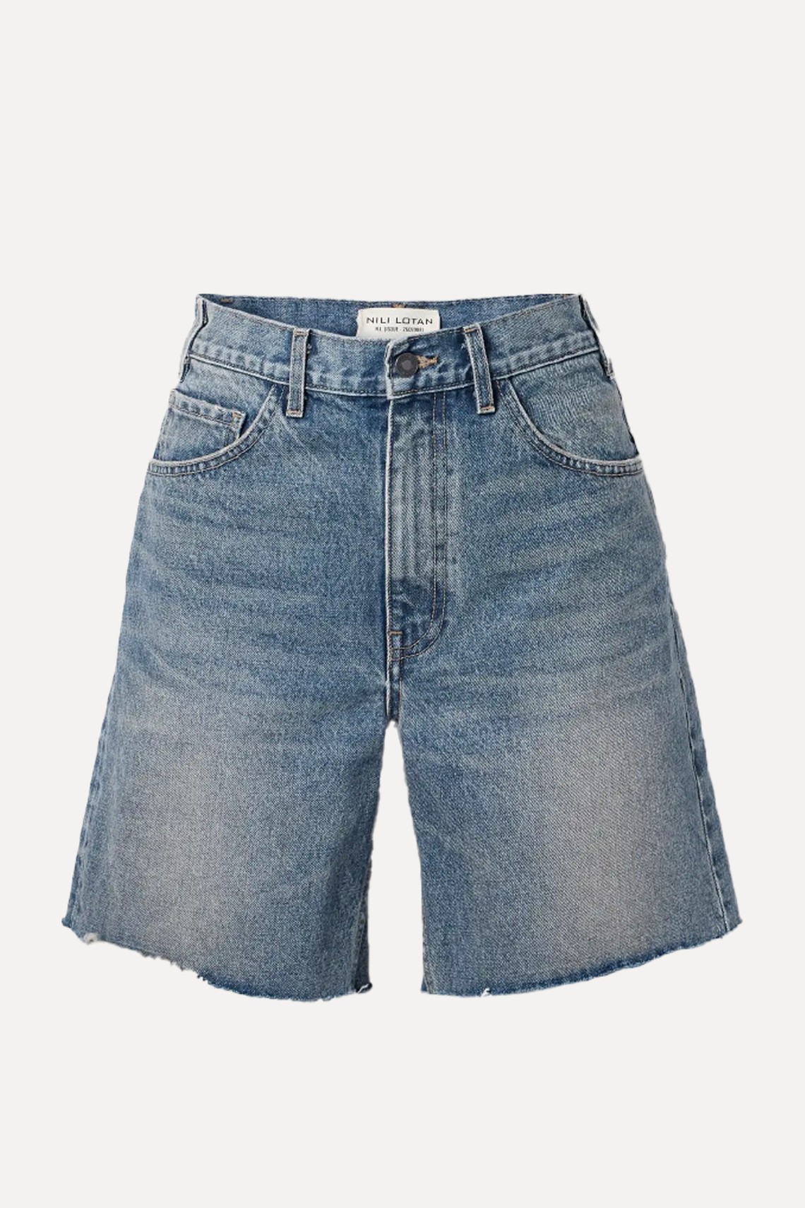 Russel Frayed Denim Shorts from Nili Lotan