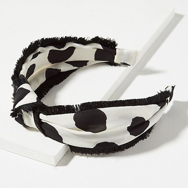 Fringed Polka-Dot Headband from Anthrolologie