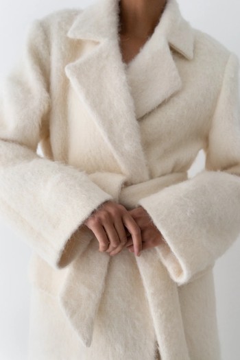 Ivy Mohair Coat from Almada Label