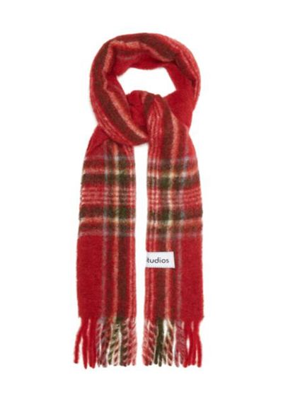 Check Fringed Scarf from Acne Studios