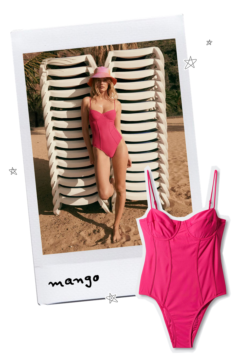 Cup Underwire Swimsuit from Mango