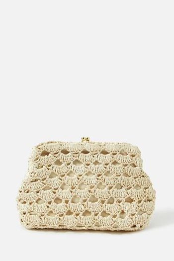 Raffia Clutch Bag from Accessorize