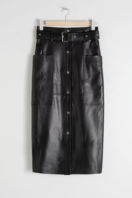 Belted Midi Skirt from & Other Stories 
