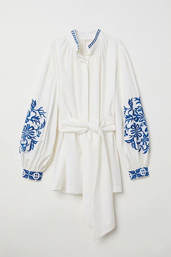 Blouse With Embroidery from H&M