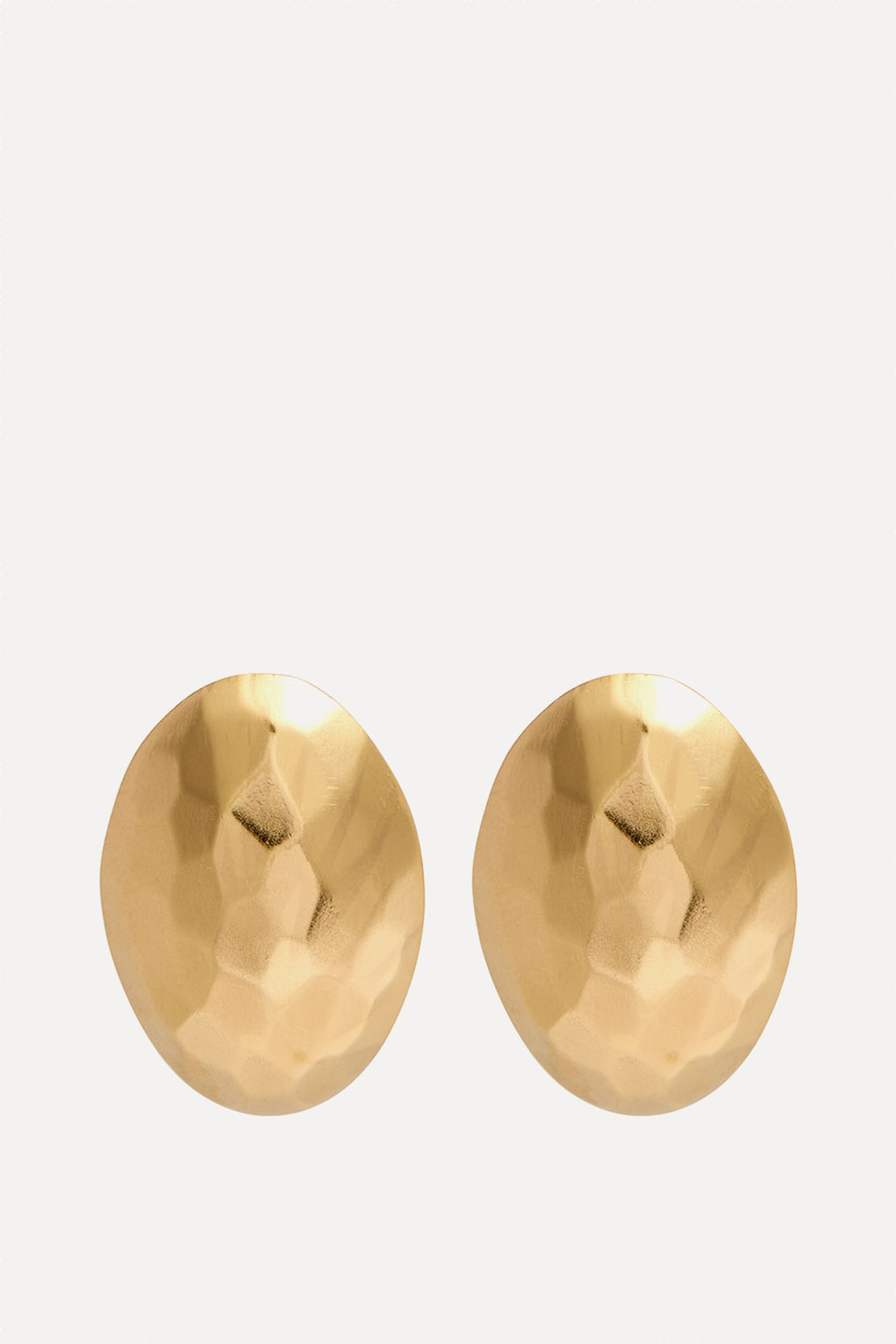 Mandorla Mini 18kt Gold-Plated Stud Earrings from Soru Jewellery