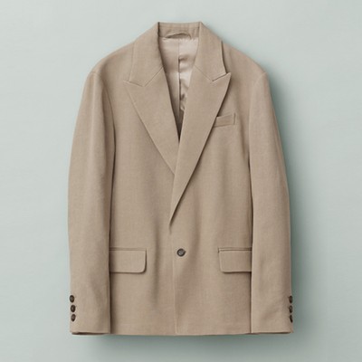 Linen-Blend Jacket