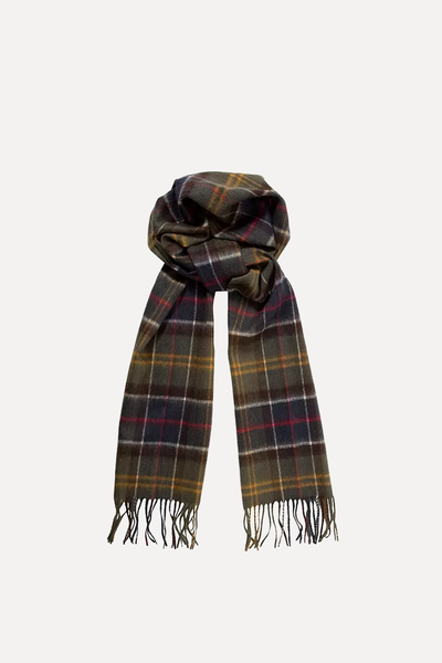 Merino Cashmere Blend Tartan Scarf from Barbour
