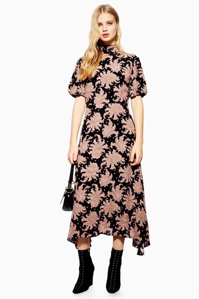 Paisley Print Skater Dress from Topshop