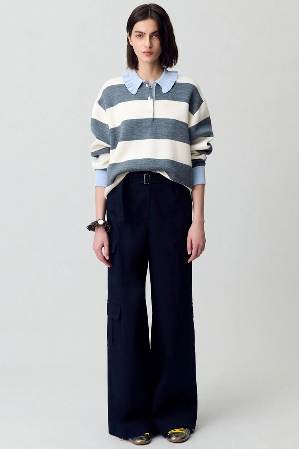 Striped Polo Jumper from Claudie Pierlot