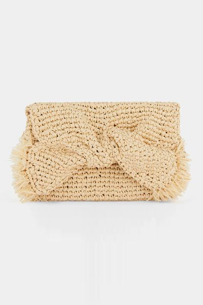 Raffia Bow Clutch from Anya Hindmarch