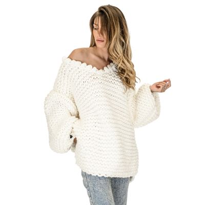 V-Neck Sweater, €210 | Mumshandmade
