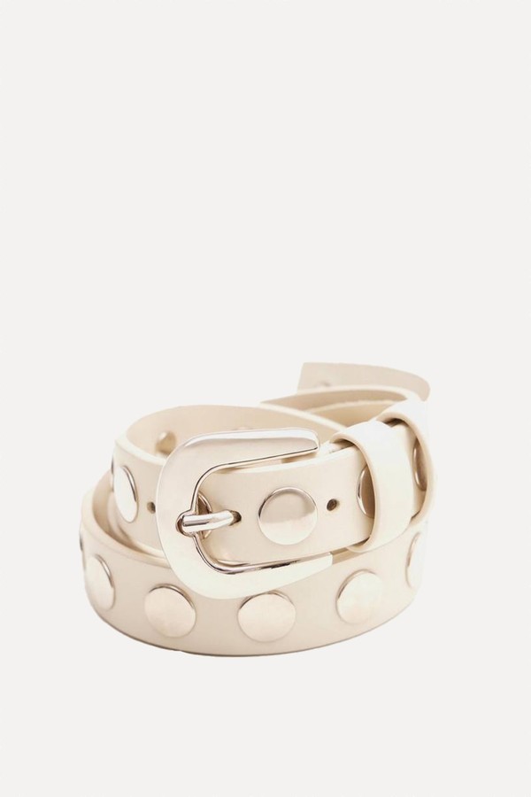 Seren Studded Leather Belt from HUSH