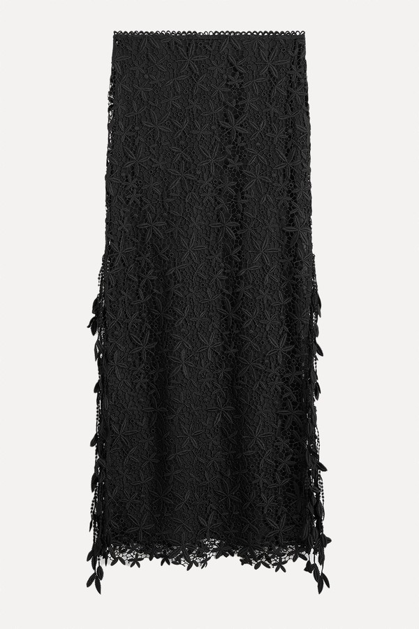 Guipure Lace Skirt 