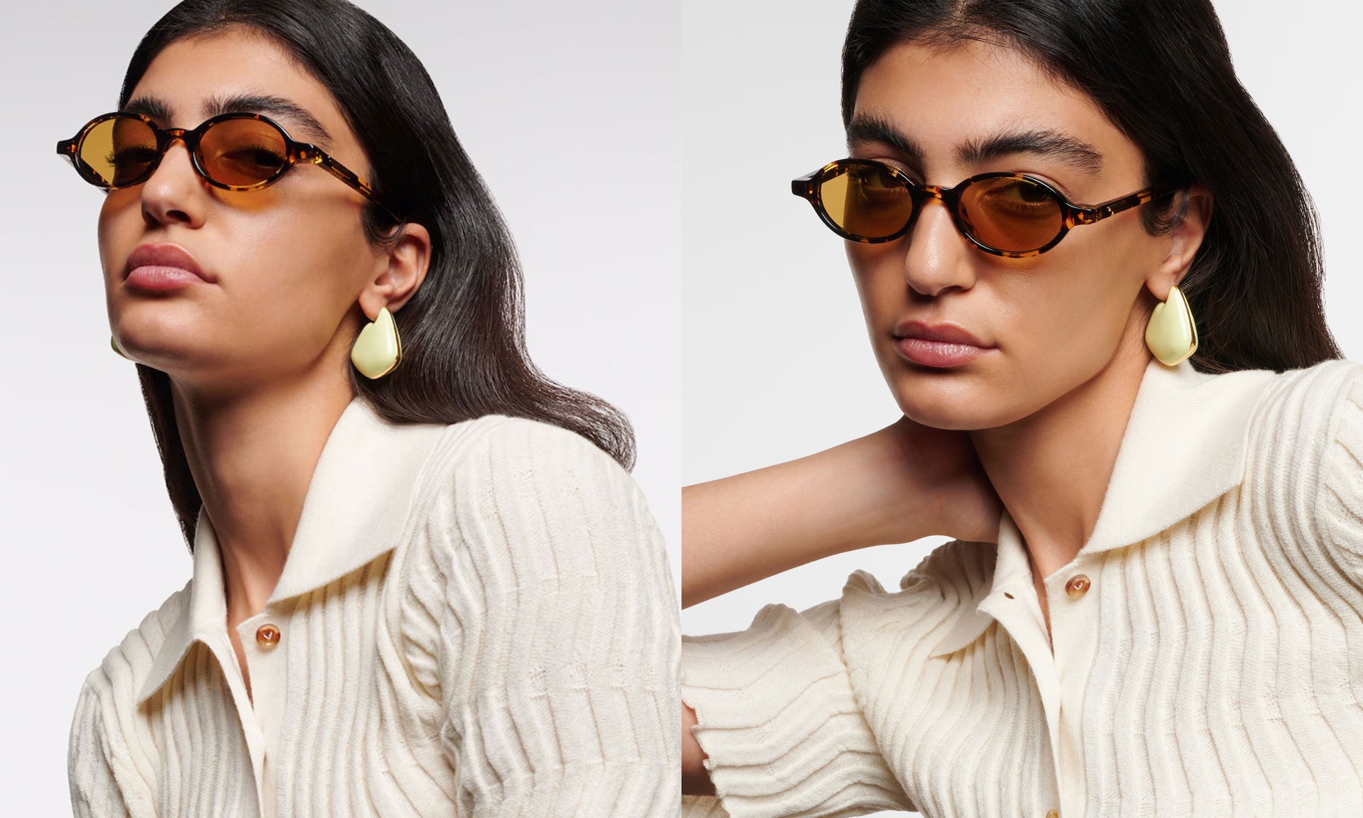 Classic Oval Sunglasses from Bottega Veneta