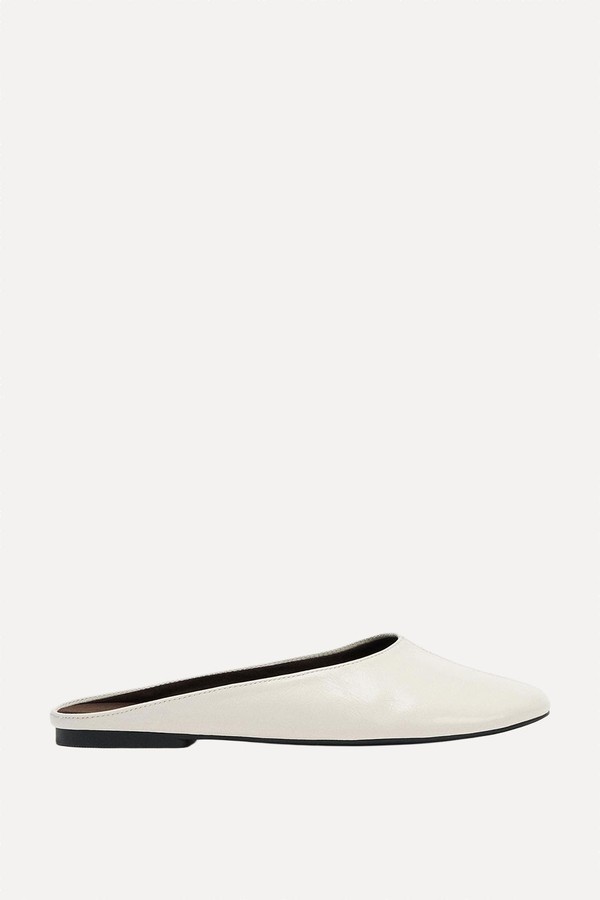 Flat Leather Mule Shoes from £39.99
