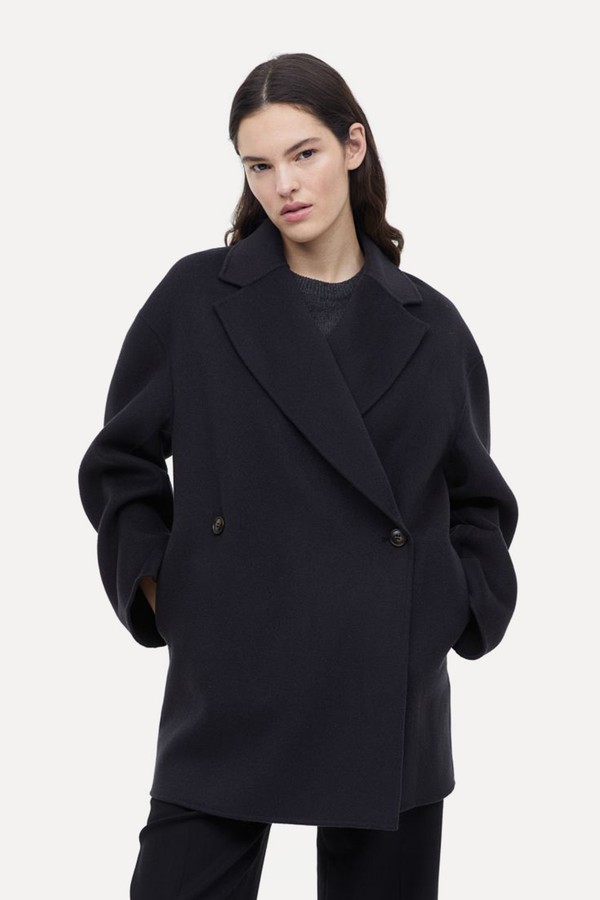 Double-Breasted Wool-Blend Coat from H&M