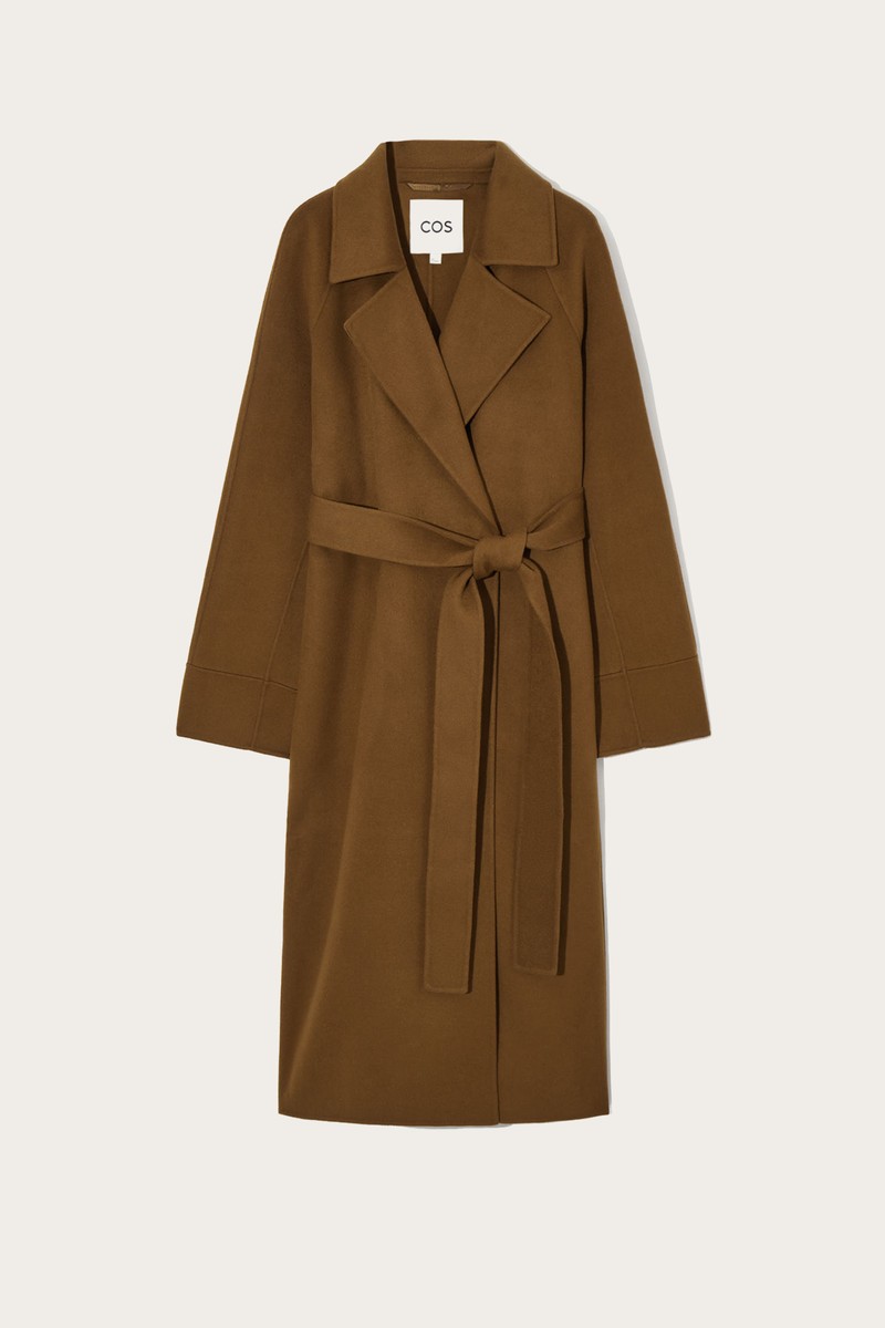 Belted Double-Faced Wool Coat from COS
