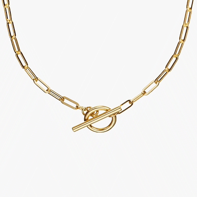 Love Link Necklace Yellow Gold Vermeil