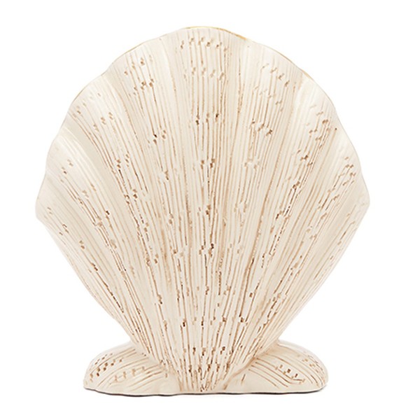 Amelie Ceramic Shell Vase from Aerin