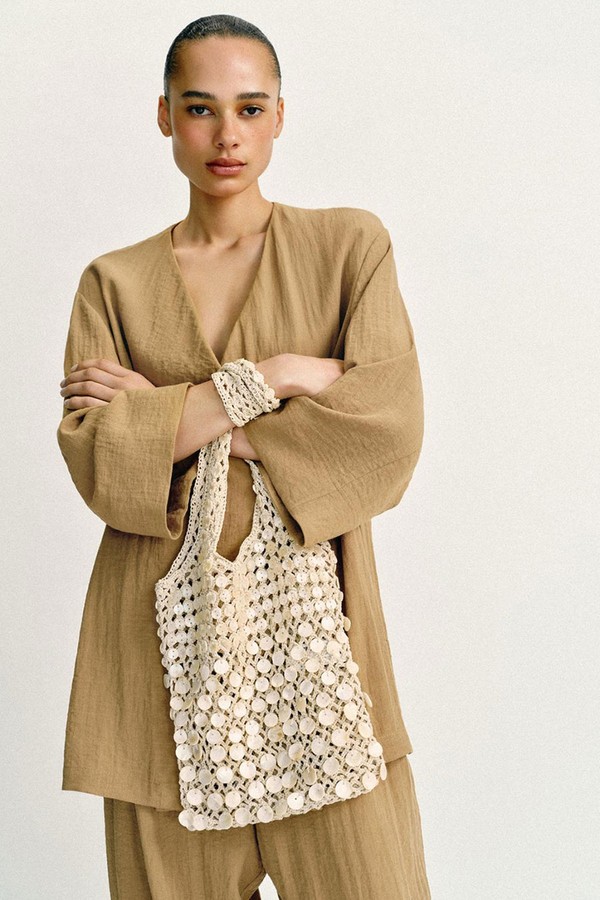 Beaded Shoulder Bag from Zara