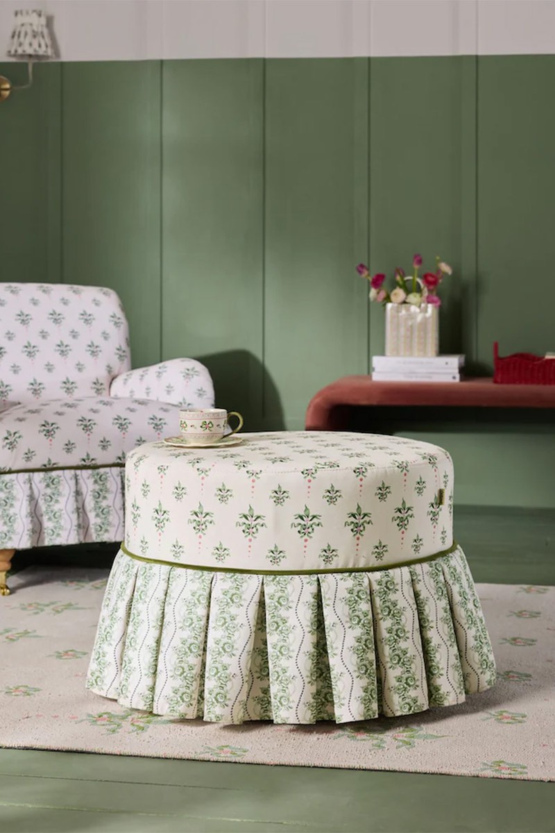 Cath Crest Foot Stool from Cath Kidston