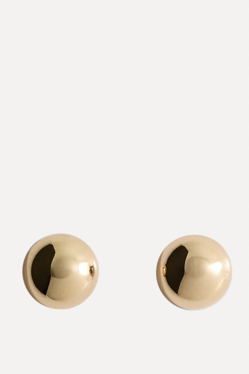 Round Volume Earrings from MANGO