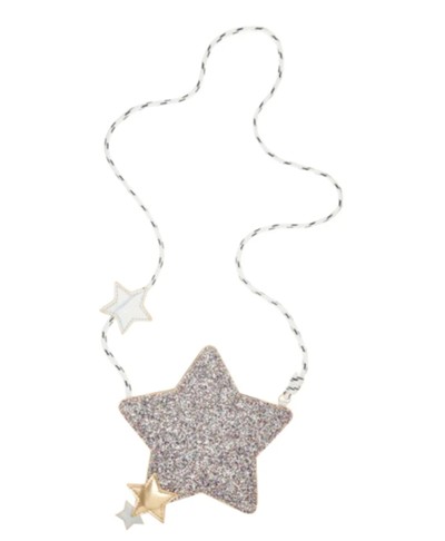 Silver Glitter Artic Star Bag from Mimi & Lula