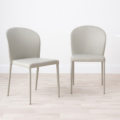 Santo Faux Leather Dining Chairs 
