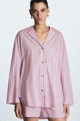 Oversized Striped Pyjama Shirt from COS