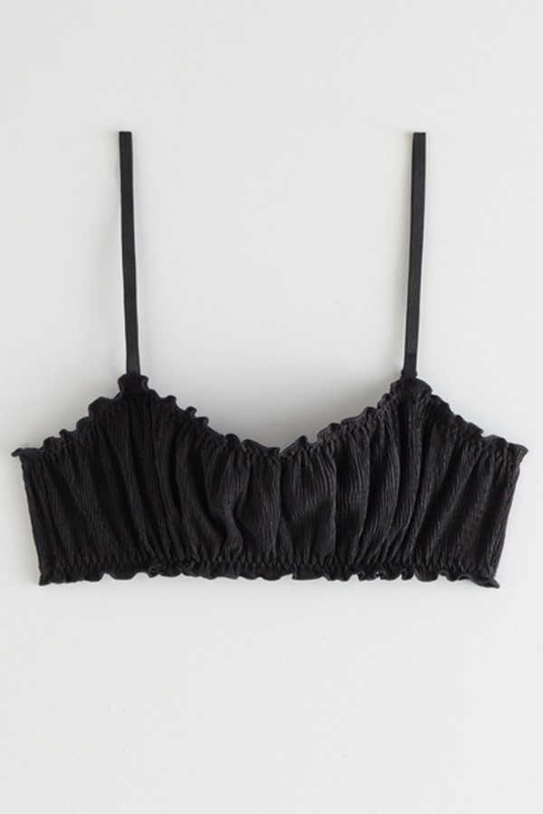 Plissé Pleated Soft Bra from & Other Stories